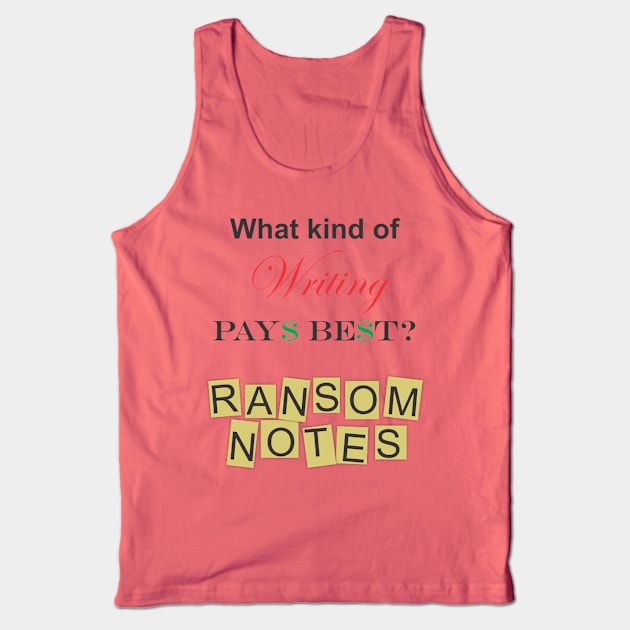 Ransom Notes Tank Top by Cavalrysword